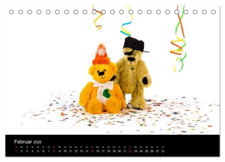 Produktbild: Martin B&auml;ren aus Sonneberg (Tischkalender 2026 DIN A5 quer), CALVENDO Monatskalender