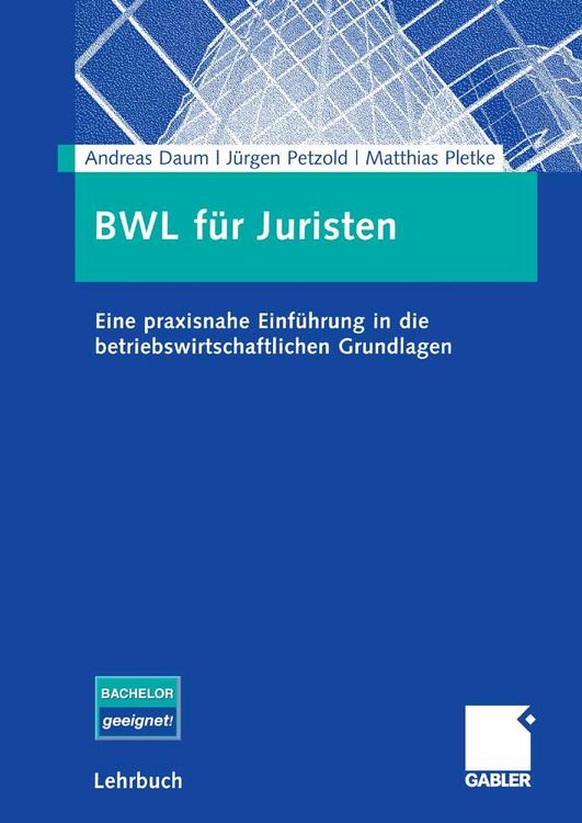 Produktbild: BWL f&uuml;r Juristen