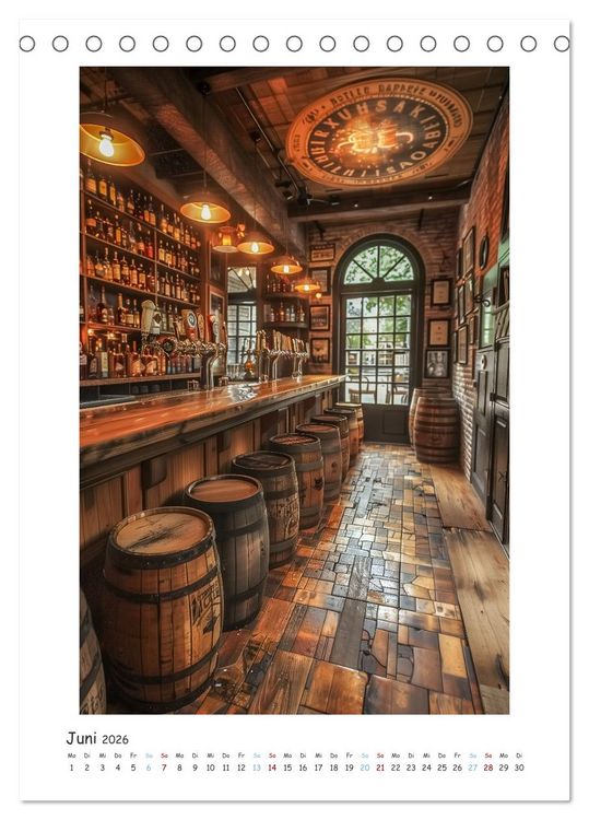 Produktbild: Whisky-Momente (Tischkalender 2026 DIN A5 hoch), CALVENDO Monatskalender