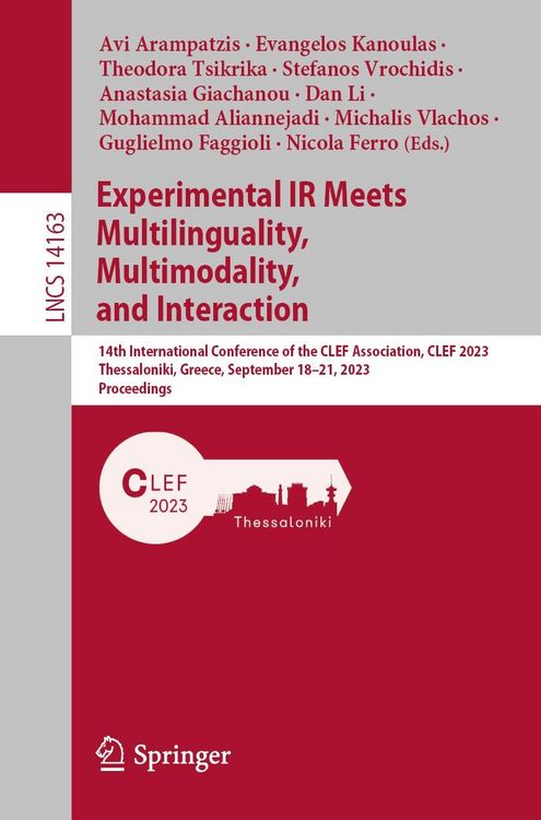 Produktbild: Experimental IR Meets Multilinguality, Multimodality, and Interaction