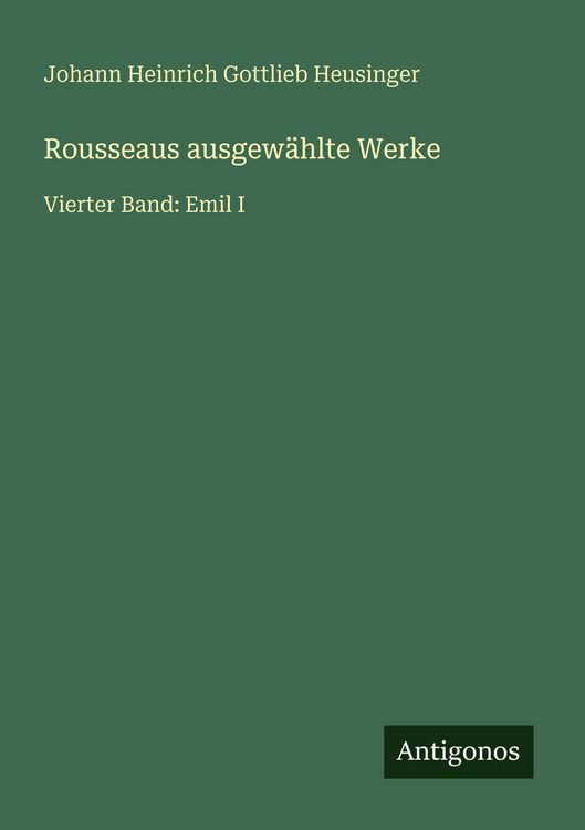 Produktbild: Rousseaus ausgew&auml;hlte Werke