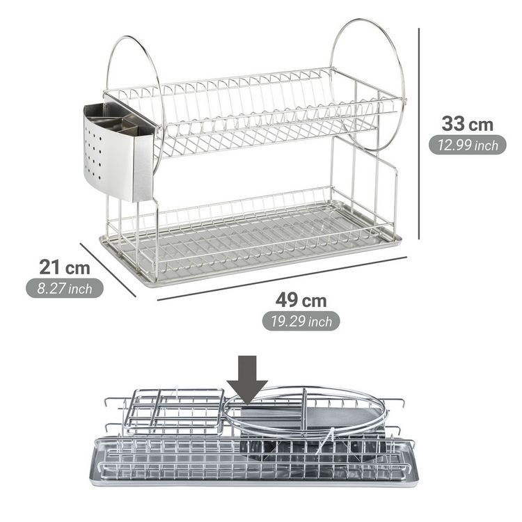Produktbild: Geschirrabtropfer Exclusiv Duo, 2 Etagen