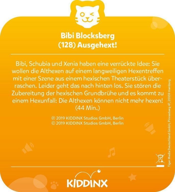 Produktbild: tigercard - Bibi Blocksberg - Folge 128: Ausgehext!