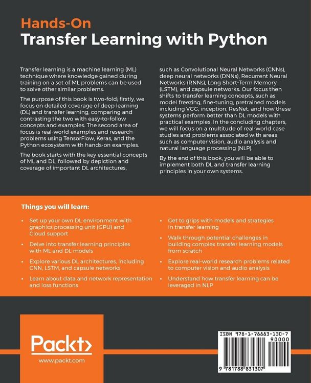 Produktbild: Hands-On Transfer Learning with Python