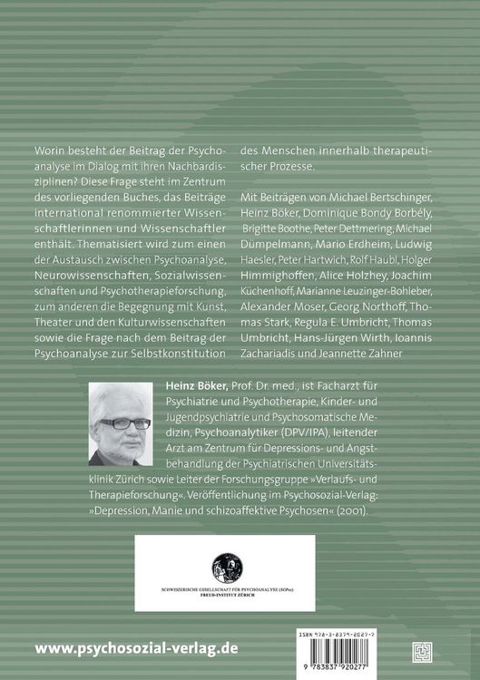 Produktbild: Psychoanalyse im Dialog mit den Nachbarwissenschaften