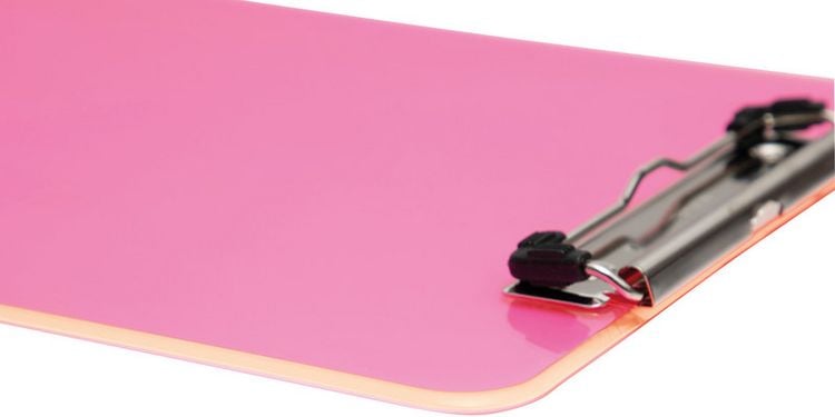 Produktbild: MAUL Schreibplatte neon, pink transparent