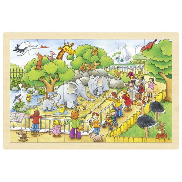 Produktbild: Einlegepuzzle Zoobesuch