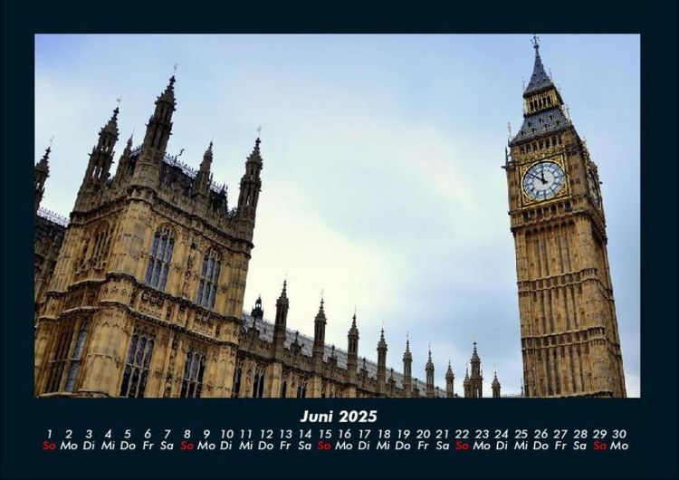 Produktbild: London 2025 Fotokalender DIN A4