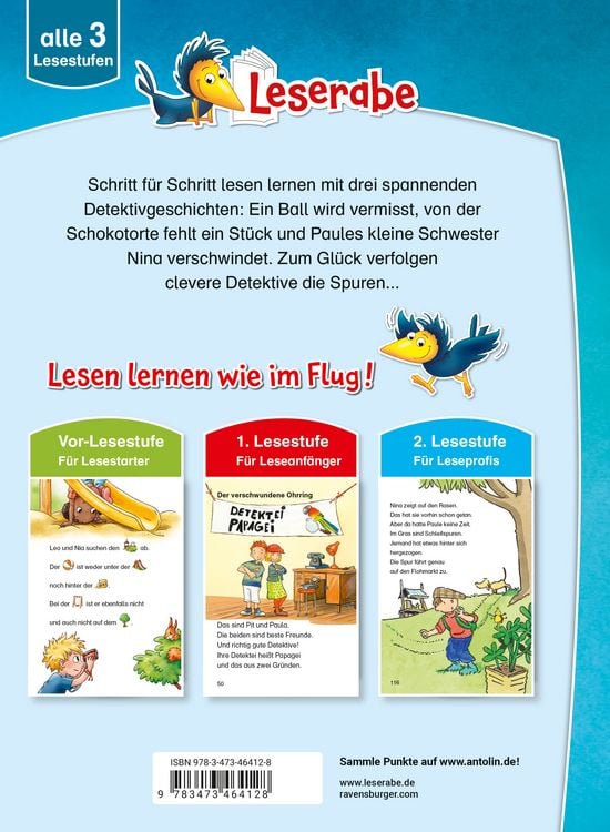 Produktbild: Leserabe Sonderausgaben - Detektivgeschichten zum Lesenlernen