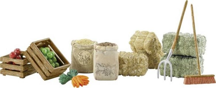 Produktbild: Schleich 42105 - Futterset, Heu, Stroh, Futter