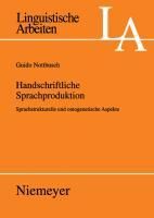 Produktbild: Handschriftliche Sprachproduktion