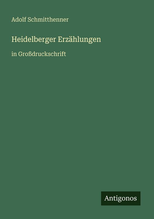 Produktbild: Heidelberger Erz&auml;hlungen