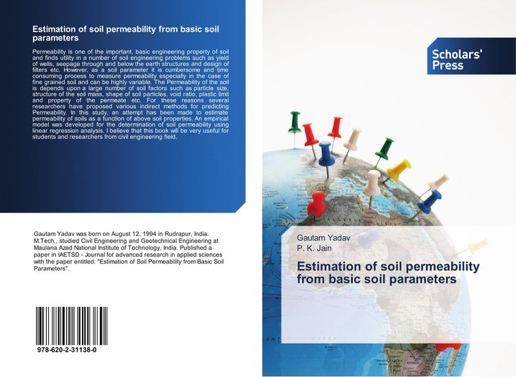 Produktbild: Estimation of soil permeability from basic soil parameters