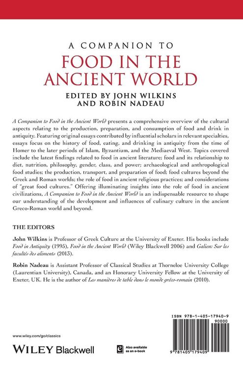 Produktbild: A Companion to Food in the Ancient World