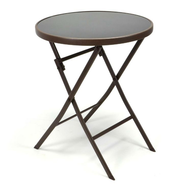 Produktbild: 3-tlg. Bistroset Balkon Stuhl Tisch Set Braun