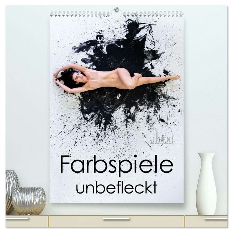 Produktbild: Farbspiele - unbefleckt (hochwertiger Premium Wandkalender 2026 DIN A2 hoch), Kunstdruck in Hochglanz