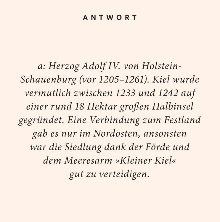 Produktbild: Kiel-Quiz