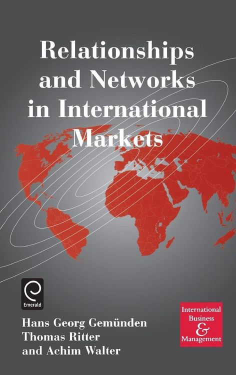 Produktbild: Relationships and Networks in International Markets
