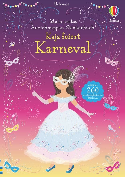 Bild vom Artikel Mein erstes Anziehpuppen-Stickerbuch: Kaja feiert Karneval vom Autor Fiona Watt
