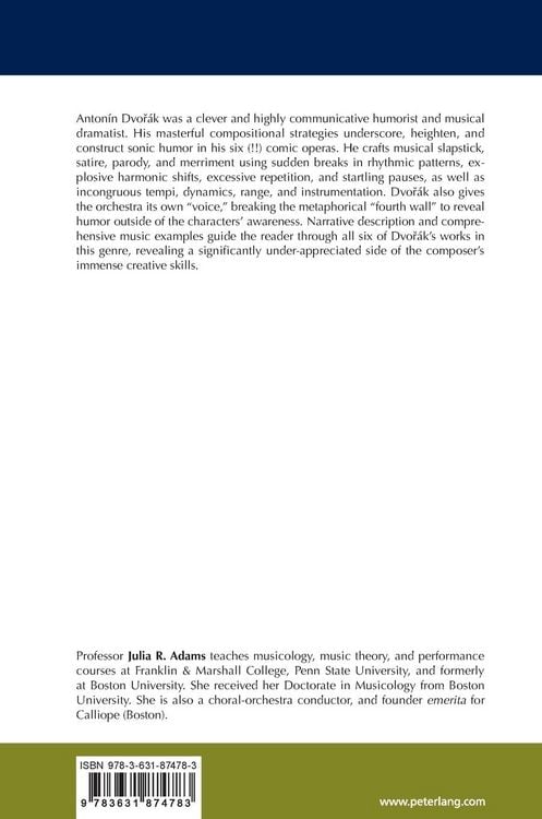 Produktbild: Musical Humor and Anton&iacute;n Dvoř&aacute;k&rsquo;s Comic Operas