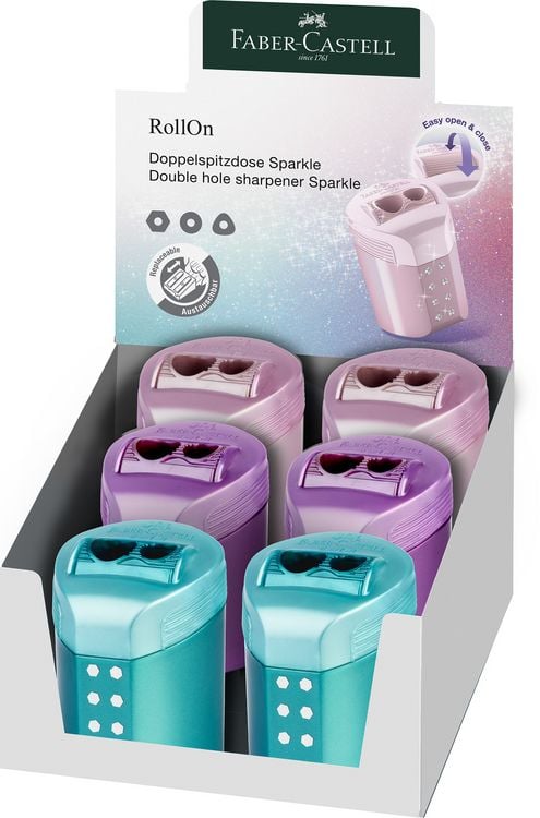 Produktbild: Faber-Castell Spitzer RollOn, Sparkle