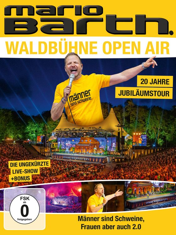 Produktbild: Mario Barth - Waldb&uuml;hne Open Air - M&auml;nner sind Schweine, Frauen aber auch 2.0 - Jubil&auml;umsshow