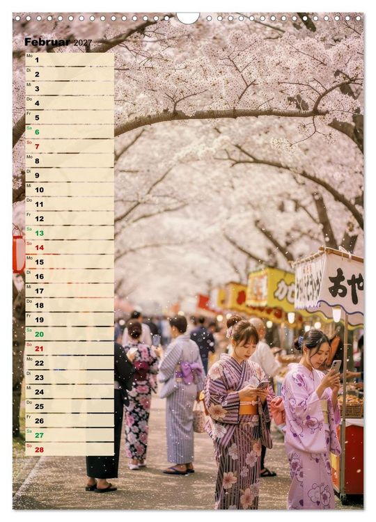 Produktbild: Japanische Lebensart (Wandkalender 2027 DIN A3 hoch), CALVENDO Monatskalender