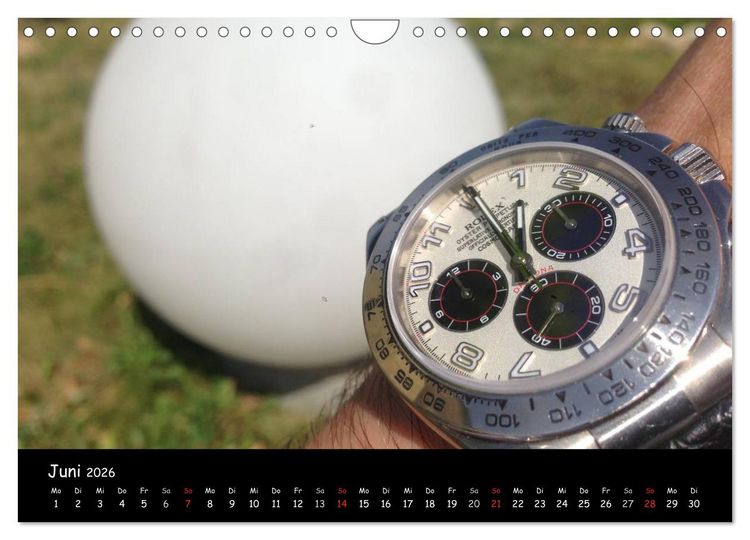 Produktbild: Watch Wristshots Worldwide (Wandkalender 2026 DIN A4 quer), CALVENDO Monatskalender