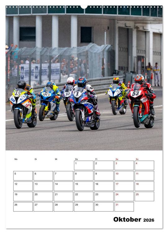 Produktbild: SuperBikes (hochwertiger Premium Wandkalender 2026 DIN A2 hoch), Kunstdruck in Hochglanz