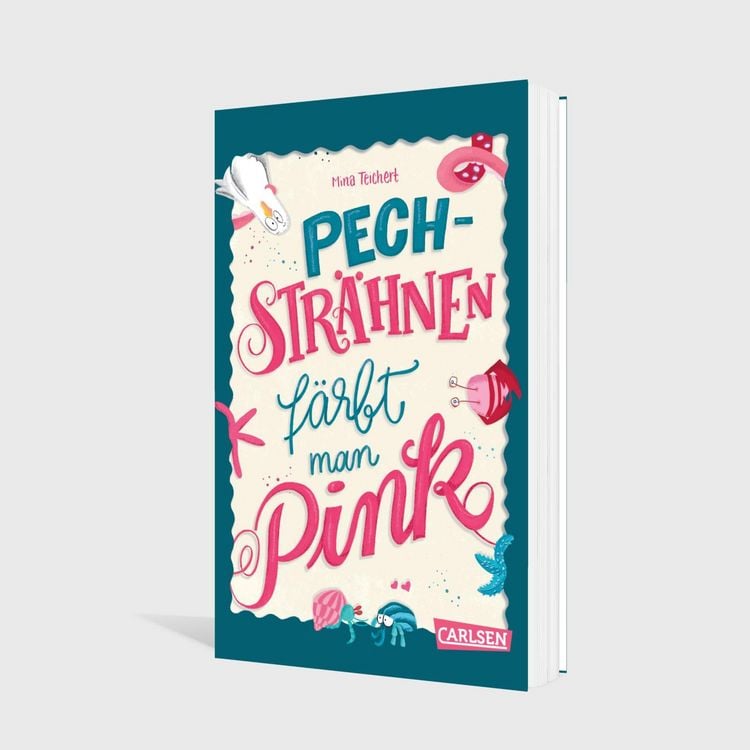 Produktbild: Pechstr&auml;hnen f&auml;rbt man pink