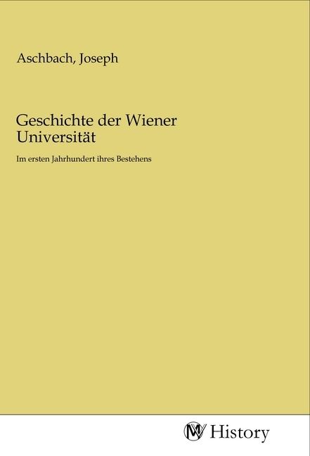 Produktbild: Geschichte der Wiener Universit&auml;t