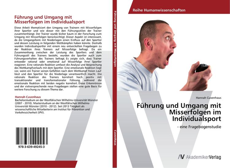 Produktbild: F&uuml;hrung und Umgang mit Misserfolgen im Individualsport