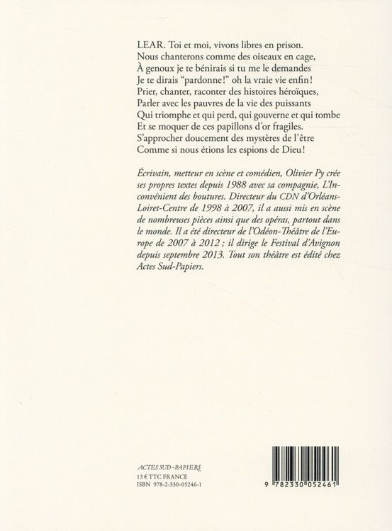 Produktbild: Le roi Lear