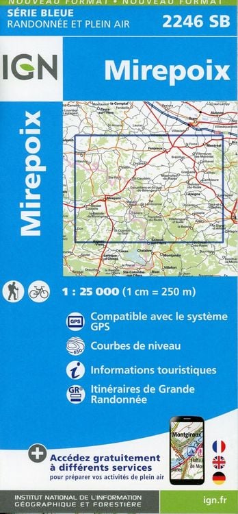 Produktbild: Mirepoix 1:25 000