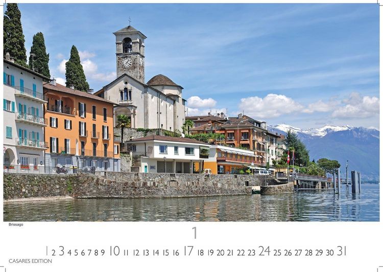 Produktbild: Lago Maggiore Kalender 2027 &ndash; Wandkalender | Fotokalender Italien 24x35 cm - mit 12 traumhaften Motiven