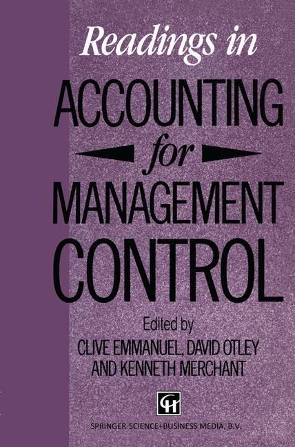 Produktbild: Readings in Accounting for Management Control