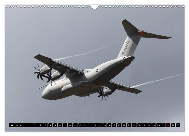 Produktbild: Augenblicke in der Luft: Airbus A400M (Wandkalender 2026 DIN A3 quer), CALVENDO Monatskalender