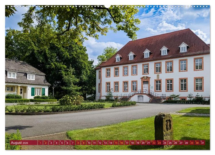 Produktbild: Ein Blick auf Rheda-Wiedenbr&uuml;ck (hochwertiger Premium Wandkalender 2026 DIN A2 quer), Kunstdruck in Hochglanz