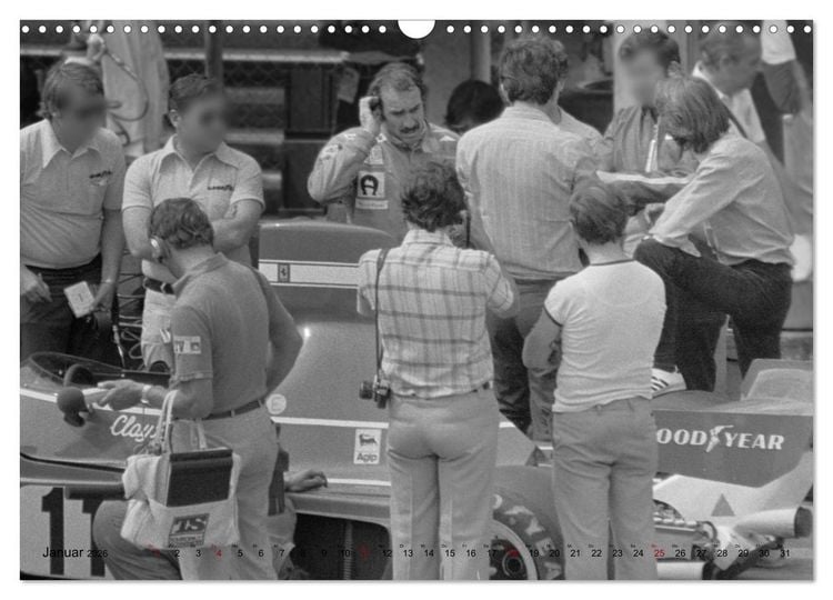 Produktbild: Grand Prix - Formel-Rennen 1972-1977 (Wandkalender 2026 DIN A3 quer), CALVENDO Monatskalender