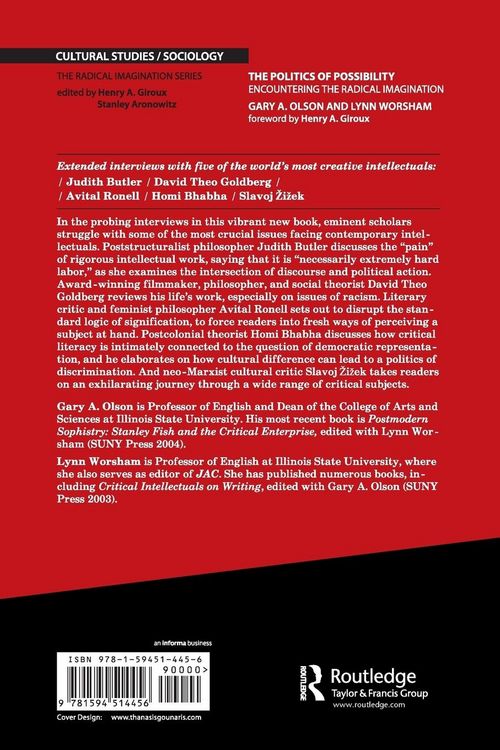 Produktbild: Politics of Possibility