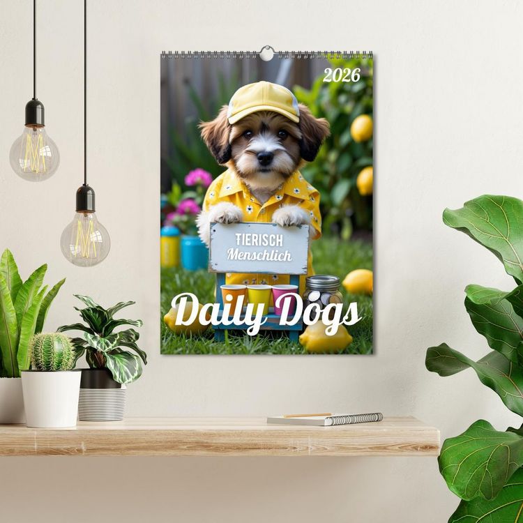 Produktbild: Daily Dogs &ndash; Tierisch menschlich (Wandkalender 2026 DIN A3 hoch), CALVENDO Monatskalender