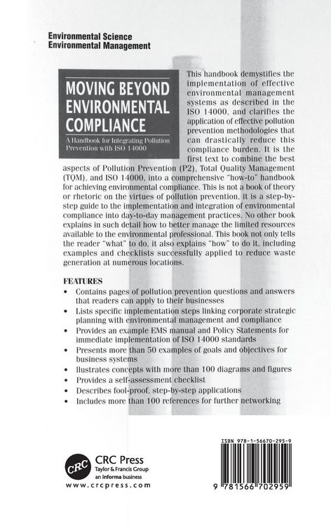 Produktbild: Moving Beyond Environmental Compliance