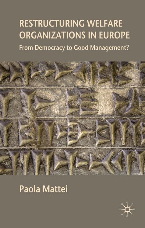 Produktbild: Restructuring Welfare Organizations in Europe