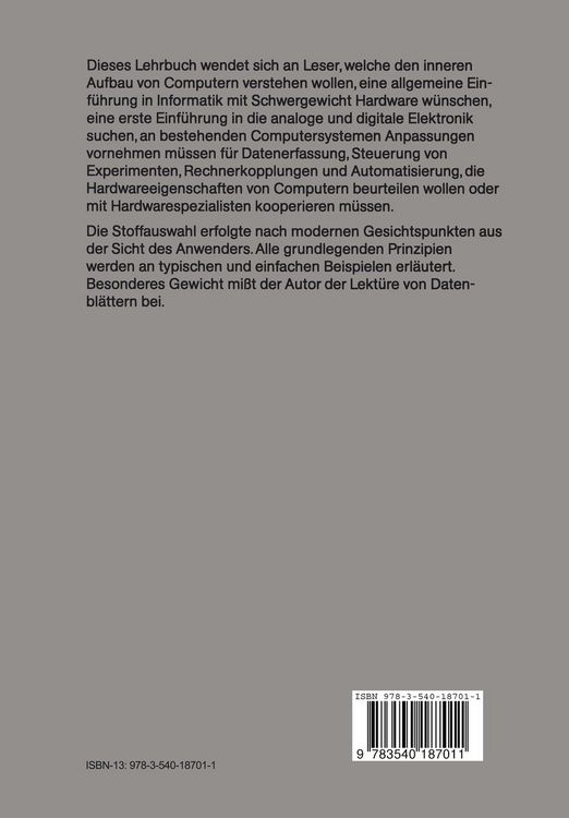 Produktbild: Technische Grundlagen der Informatik