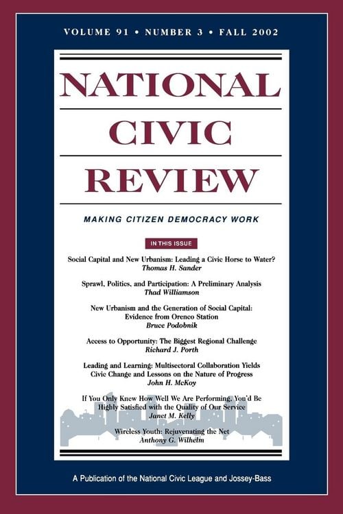 Produktbild: Natl Civic Review V91 3 Fa