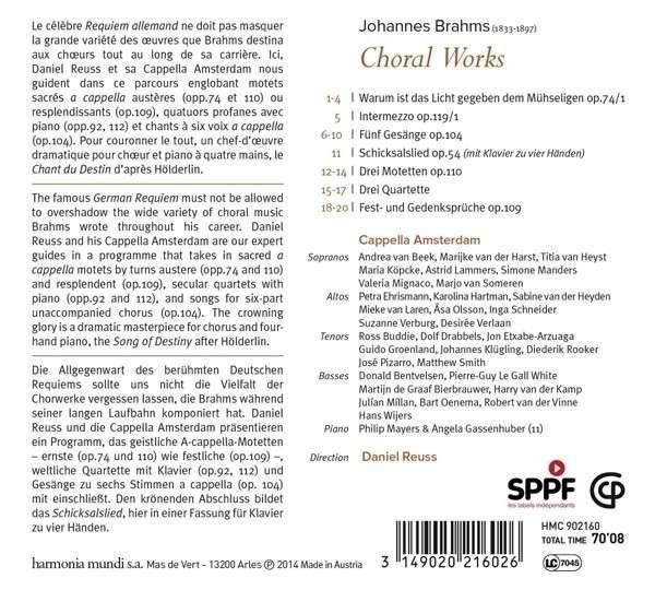 Produktbild: Warum: Choral works