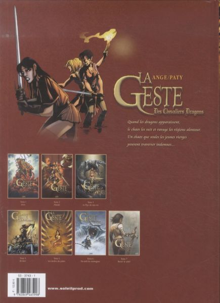 Produktbild: La geste des chevaliers dragons