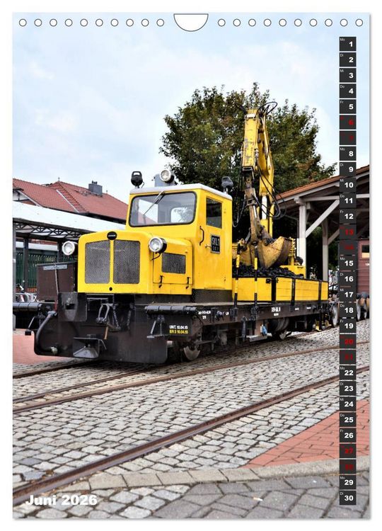 Produktbild: EISENBAHN - NOSTALGIE - 2026 (Wandkalender 2026 DIN A4 hoch), CALVENDO Monatskalender
