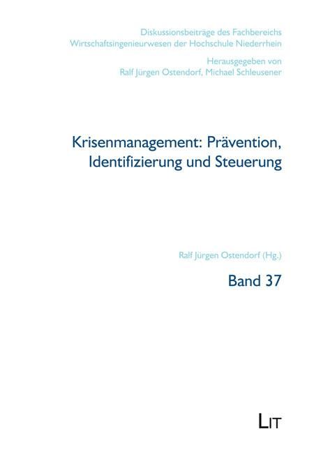 Produktbild: Krisenmanagement: Pr&auml;vention, Identifizierung und Steuerung