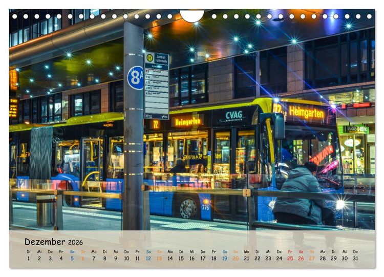 Produktbild: Nahverkehr in Chemnitz (Wandkalender 2026 DIN A4 quer), CALVENDO Monatskalender